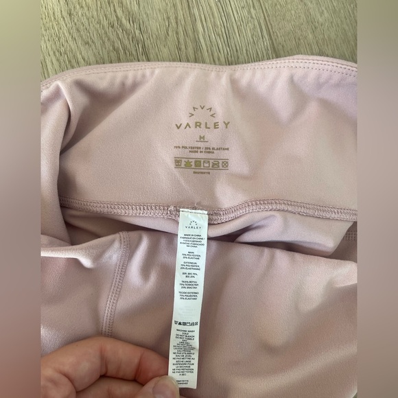 Varley Blush Pink Dusty Rose Pocket Legging - Size Medium - Picture 4 of 5